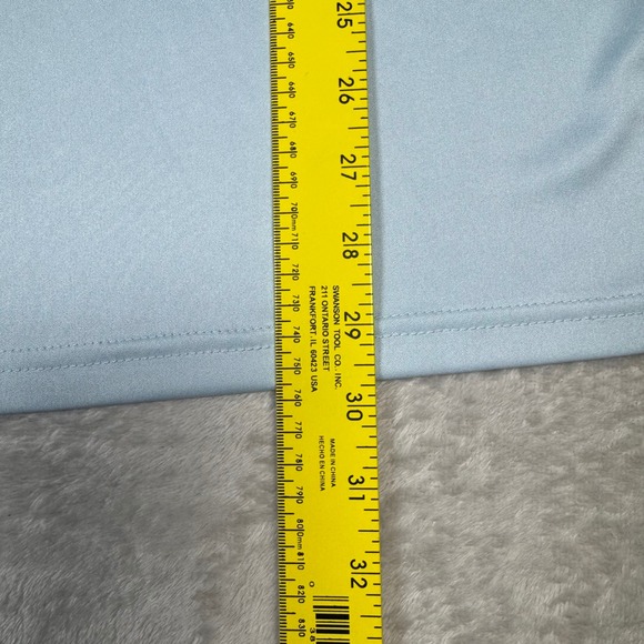 NWOT Collars & Co Mens Light Blue Dress Collar Polo Shirt Large Golf‎ - Picture 7 of 7